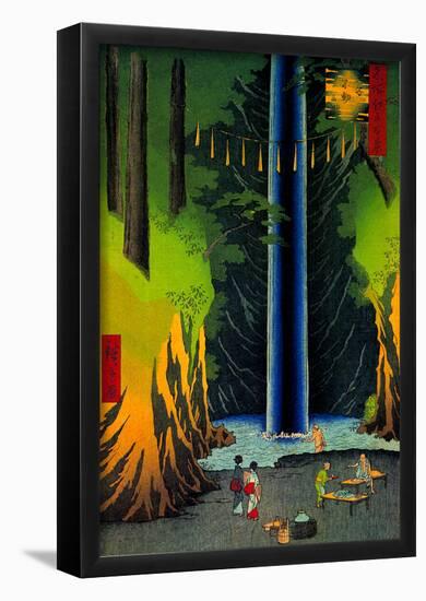 Utagawa Hiroshige Fudo Falls-null-Framed Poster