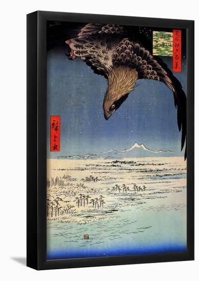Utagawa Hiroshige Fukagawa Susaki Eagle-null-Framed Poster