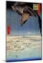 Utagawa Hiroshige Fukagawa Susaki Eagle-null-Mounted Poster