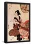 Utagawa Hiroshige Geisha-null-Framed Poster