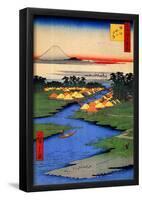Utagawa Hiroshige Horie and Nekozane-null-Framed Poster