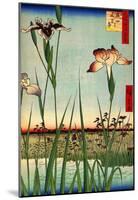 Utagawa Hiroshige Iris Garden-null-Mounted Poster
