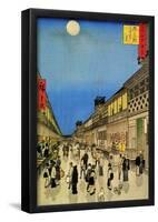 Utagawa Hiroshige Marketplace-null-Framed Poster