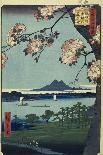 Massaki and the Suijin Grove by the Sumida River (One Hundred Famous Views of Edo). 1856-58-Utagawa Hiroshige-Giclee Print