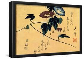 Utagawa Hiroshige Morning Glory-null-Framed Poster