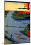 Utagawa Hiroshige Nakagawa River Mouth-null-Mounted Poster