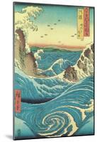 Utagawa Hiroshige - Naruto Rapids,-null-Mounted Poster