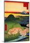 Utagawa Hiroshige New Fuji in Meguro-null-Mounted Poster