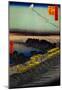 Utagawa Hiroshige Nihon Embankment-null-Mounted Poster