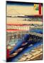 Utagawa Hiroshige Nihonbashi Clearing after Snow-null-Mounted Poster