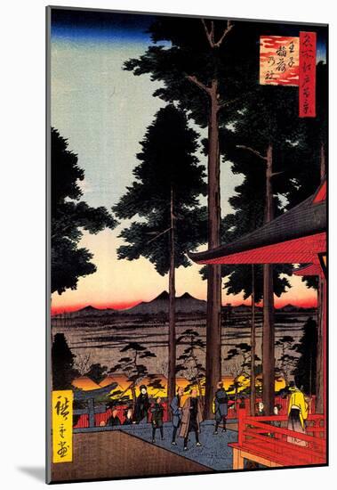 Utagawa Hiroshige Oji Inari Shrine-null-Mounted Poster