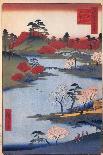 Distant Bank of Oi River, Kanaya, C. 1833-Utagawa Hiroshige-Giclee Print
