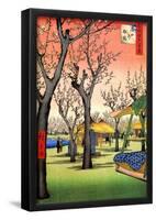Utagawa Hiroshige Plum Garden in Kamata-null-Framed Poster