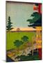 Utagawa Hiroshige Rakan Temple-null-Mounted Poster