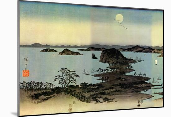 Utagawa Hiroshige Seascape-null-Mounted Poster