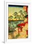 Utagawa Hiroshige Shinobazu Pond-Ando Hiroshige-Framed Art Print