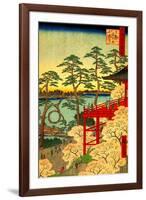 Utagawa Hiroshige Shinobazu Pond-Ando Hiroshige-Framed Art Print