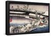 Utagawa Hiroshige Snow at the Field of Kameido Tenman Shrine-null-Framed Poster