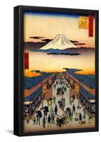 Utagawa Hiroshige Suruga-Cho-null-Framed Poster