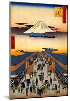 Utagawa Hiroshige Suruga-Cho-null-Mounted Poster