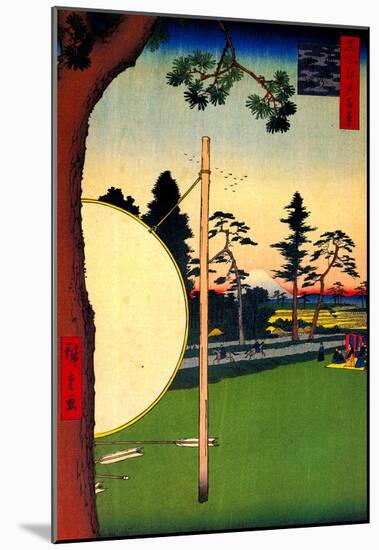 Utagawa Hiroshige Takata Riding Grounds-null-Mounted Poster