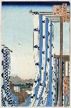 View of the Sanjo Bridge in Kyoto, 1837-1844-Utagawa Hiroshige-Giclee Print