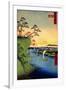 Utagawa Hiroshige View of Konodai and Tone River-null-Framed Art Print