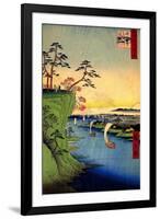 Utagawa Hiroshige View of Konodai and Tone River-null-Framed Art Print