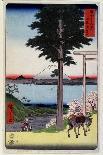 Mimeguri Embankment on the Sumida River (Sumidagawa Mimeguri Tsutsumi) (Colour Woodblock Print)-Utagawa II Hiroshige-Giclee Print