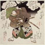 The Actor Ichikawa Ebizo V as the Deity Fudo Myoo Rescuing Ichikawa Danjuro VIII, c.1850-Utagawa Kunisada-Giclee Print