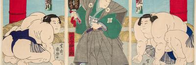 Fukagawa Hachimangu Keidai-Utagawa Kuniteru-Framed Giclee Print