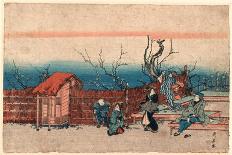 Kameido Umeyashiki-Utagawa Kunitora-Framed Giclee Print