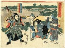 Kite with an Actor's Face-Utagawa Kuniyasu-Giclee Print