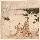 June (Summer Party on the Kamo River), Early 1800s-Utagawa Toyohiro-Giclee Print