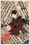'Washing Linen', c1800-Utagawa Toyokuni-Giclee Print