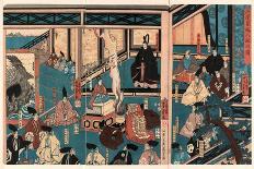 Among the Five Nations: Americans (Gokakoku No Uchi, Amerikajin), 1861-Utagawa Yoshikazu-Giclee Print