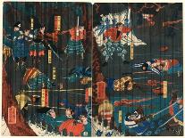 Among the Five Nations: Americans (Gokakoku No Uchi, Amerikajin), 1861-Utagawa Yoshikazu-Giclee Print