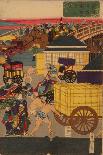 Battle, from the Series '47 Faithful Samurai, 1850-1880-Utagawa Yoshitora-Framed Giclee Print