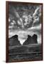 Utah, Arches National Park. Clouds and Rock Formations from Park Avenue Viewpoint-Judith Zimmerman-Framed Photographic Print