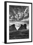 Utah, Arches National Park. Clouds and Rock Formations from Park Avenue Viewpoint-Judith Zimmerman-Framed Photographic Print