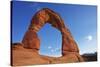 Utah, Arches National Park, Delicate Arch, 65 Ft. 20 M Tall Iconic Landmark-David Wall-Stretched Canvas