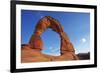 Utah, Arches National Park, Delicate Arch, 65 Ft. 20 M Tall Iconic Landmark-David Wall-Framed Photographic Print