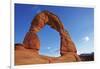 Utah, Arches National Park, Delicate Arch, 65 Ft. 20 M Tall Iconic Landmark-David Wall-Framed Photographic Print