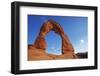 Utah, Arches National Park, Delicate Arch, 65 Ft. 20 M Tall Iconic Landmark-David Wall-Framed Photographic Print