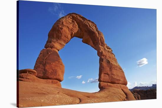 Utah, Arches National Park, Delicate Arch, 65 Ft. 20 M Tall Iconic Landmark-David Wall-Stretched Canvas