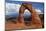 Utah, Arches National Park, Delicate Arch Iconic Landmark of Utah, and Tourists-David Wall-Mounted Photographic Print