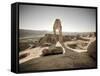 Utah, Arches National Park, Delicate Arch, USA-Alan Copson-Framed Stretched Canvas