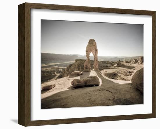 Utah, Arches National Park, Delicate Arch, USA-Alan Copson-Framed Photographic Print