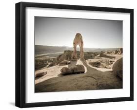 Utah, Arches National Park, Delicate Arch, USA-Alan Copson-Framed Photographic Print