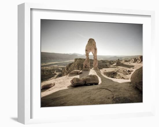 Utah, Arches National Park, Delicate Arch, USA-Alan Copson-Framed Photographic Print